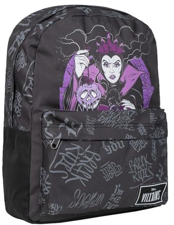 CERDÁ LIFE'S LITTLE MOMENTS Unisex Disney SCHURKEN LÄSSIGER Rucksack, SCHWARZ