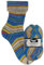 Opal Sockenwolle Hundertwasser neue Serie | Sockengarn 4-fädig | Strumpfwolle zum Stricken und Häkeln | 100g, 420m (Farbe 4057 Regenbaum)