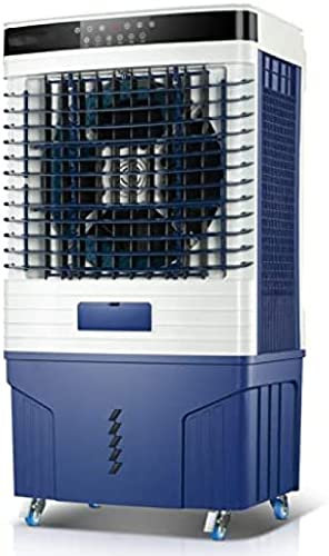 Climatisation Mobile Industrielle, Refroidisseur d'air Portable, refroidisseurs par évaporation Silencieux, minuterie/télécommande/Affichage LED, réservoir de 60 litres