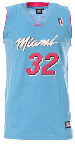 Sport zone Miami Maillot de Basket Bleu/Rose Homme Rose L