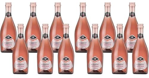 La Cacciatora Vino Rosè Frizzante 750 ml - 6 bottiglie (Confezione da 2)