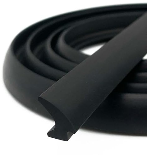 PACIXU Wohnmobil-Fensterdichtung, B: 1/4 Zoll x H: 1,27 cm Gummi-Windschutzscheibendichtung, Wohnmobil-Fenster-Wetterabisolierung für Boot, Fahrzeug, Heimanwendung und mehr, 6 m