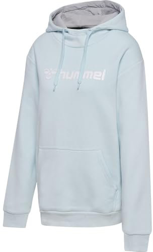 hummel Damen Hmlmover Cotton Hoodie Woman Sweatshirt, Baby Blue, S EU