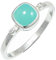 Aqua-Chalcedon Edelstein Bandring 925 Sterling Silber Ring Herren & Damen Bandring Geschenkartikel Handgefertigter Schmuck TSR1245CE_4 (50 (15.9))