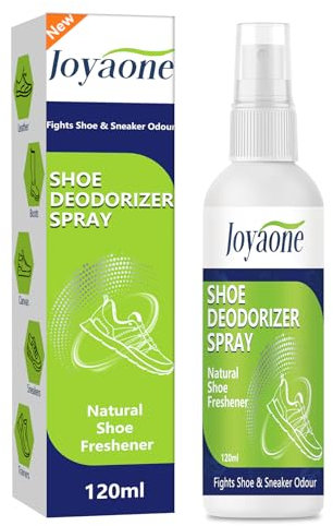 Spray deodorante per scarpe, eliminatore naturale di odori per piedi puzzolenti, scarpe e borse da palestra, deodorante per piedi combatte gli odori per uomini e donne, spray naturale per scarpe comba