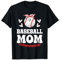 Baseball Mom Shirt Mama Frauen Baseball Shirt für Muttertag T-Shirt