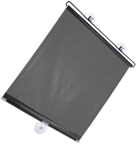 Holibanna 1Ensemble Store Enrouleur Rétractable avec Ventouses Rideau Occultant Temporaire pour Fenêtres Facile à Installer Design Gain de Place PVC pour Maison et Voiture