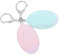 ARTIBETTER 2Pcs Emergency Siren Alarm with LED Light Alarm for Personal Keychain Design for Women Students and Elderly