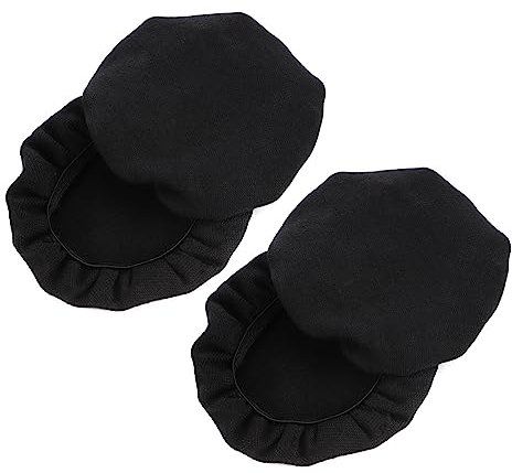 LAPYAPPE 4Pcs Large Cotton Headphone Covers Stretchable Earmuff Cushions for Dust Protection Easy Installation Sweat Absorbent Fast Drying Compatible with Headsets