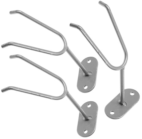CONGARTENO Support Mural pour Flacon Pulvérisateur en Fer Argenté, Pack de 3 Pièces, Installation Facile, pour Ateliers et Garages, Organisateur Polyvalent pour Bombes de Peinture