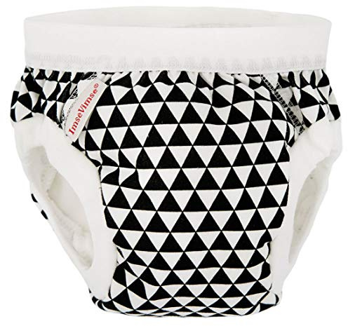 Imsevimse Trainers Trainer Windeln Hosen Trinity Schwarz Weiss (L 9-12kg)