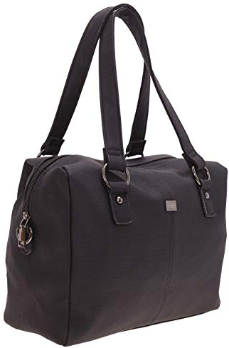 Bernardo Bossi Crossover Damen große Tasche Shopper Hobo Bag Schultertasche Frauen Umhängetasche verschiedene Modelle (234 schwarz)