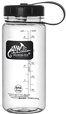 Helikon-Tex TRITAN BOTTLE Wide Mouth Wasserflasche (550 ml) - Transparent