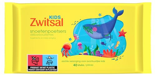 Zwitsal Lot de 40 recharges de cirage pour garçon et fille