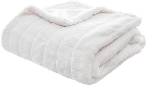 Univers décor Wohndecke, Felldecke, 120 x 160 cm, 100% Polyester, weiß, Plaid Fourrure 120 x 160 cm Atmosphera