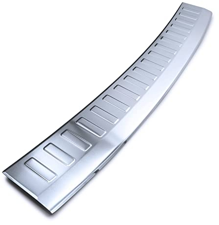 teileplus24 AL120 Ladekantenschutz Aluminium kompatibel mit VW Passat B7 3C Variant 2010-2014, Farbe:Silber