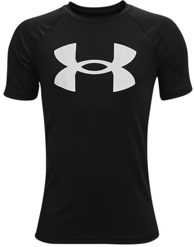 Under Armour Boys' UA Tech Big Logo SS, Sports T Shirt with Logo, Super-Soft Sportswear