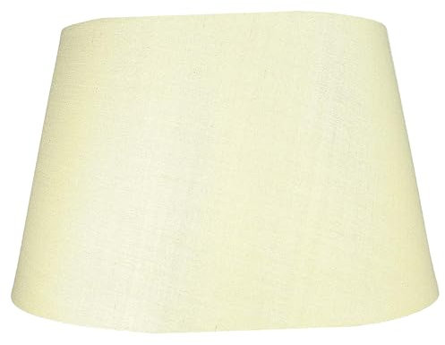 Cotton Drum Shade - (12inch 30cm Dia) (Cream)
