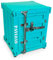 Büttner Beistelltisch Couchtisch Nachttisch Hocker Schrank Kasten Spind mit Stauraum im Industrie Design Container Look aus Metall 40 x 38 x 48 cm - Hellblau
