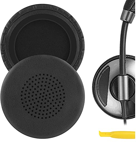 Geekria QuickFit Ersatz-Ohrpolster für Plantronics Blackwire C510 C520 C710 C720 Kopfhörer, Reparaturteile, Schwarz