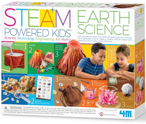 4M STEAM Powered Kids Earth Science Bumper Kit | Bumper Science & Activity Kit, Award-Winning Projects, Learn About Climate, Weather & Greenhouse Effect, Age 5+