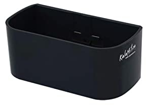 KalaMitica - Magnetischer Stifthalter, Markerhalter, Blumentopf - Behälter für Magnettafel, Kühlschrank und Andere Magnetische Oberfläche - 13,8 x 6,7 x 5,7 cm - Schwarz