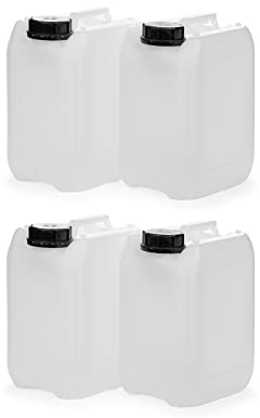 Octopus 4X 5L Kanister leer, HDPE, Verschluss DIN 51mm, UN Zulassung, lebensmittelecht