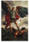 IFER Poster Erzengel Saint Michael Dekorative Malerei Leinwand Wandkunst Wohnzimmer Schlafzimmer 40 x 60 cm