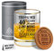 Kies CROWNLY CRYSTAL® Verre à Whisky Personnalisé 40 Ans Homme - Décoration Anniversaire, Cadeau Papa, Papy, Mariage, Frère, Garçon