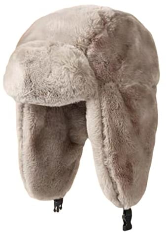 Damen Wintermützen mit Ohrenklappen, Fellmütze, Kunstfellmütze, Fliegermütze, Hält Warm Beim Skifahren, Schlittschuhlaufen und Anderen Outdoor-Aktivitäten Erhältlich Khaki