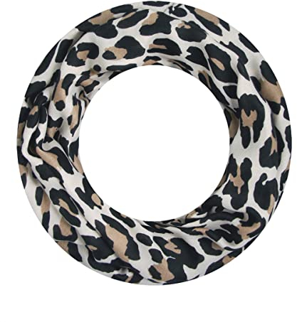 Majea Loop Schal Damen Schlauchschal Halstuch schmaler Loopschal (880050) (schwarz 8)
