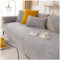 Superweicher Sofa-Schonbezug für 1/2/3/4-Sitzer, universell, rutschfest, L-Form, Couchkissenbezug, warmer Sherpa-Stoff, Möbelschutz, Sofabezug für Wohnzimmer (Hellgrau, 70 x 150 cm)