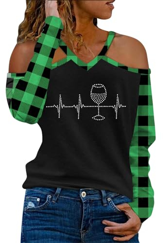 HHOP Tasche Damen Sheat Weihnachten kostüm Teenager Mädchen Kleidung Tumblr Pullover-Oberteile für Damen, bedrucktes O-Ausschnitt-Sweatshirt, Rundhals-Passform, Pullover-Oberteile,