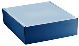Caja de vinos extendida de cartón para botellas de vino - Portabotellas - Caja - Ginkgo Box, turquesa, 3 Bottiglie, Funda