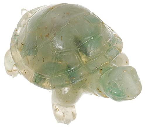 Zerodeko Schildkröten-Ornamente Kristall-tierfigur Tierfigur Kristall Fengshui-skulptur Blumentopfdekorationen Mundgeblasene Meeresschildkröte Aus Glas Heilende Kristalle Mini Büro