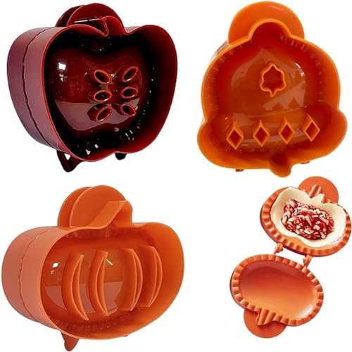Mini Pie Moulds,Christmas Cookie Moulds Hand Pie Maker,3pcs Christmas Cookie Moulds Hand Pie Maker,Festive Cute Mini Pie Maker for Party Pastry Making Baking (B)
