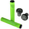 Chilli PRO Scooters XL Lenker Griffe Stunt-Scooter I BMX I Dirt I Trick I Tret I Roller I Park I Street I Fahrrad Soft 170mm Lang mit Lenker Stopfen Barends Grün