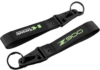 Porte-clés avec badge brodé for moto, compatible avec Z650, Z900, Z800, Z750, Z1000, Z1000sx, Z 650, 900, 800, 750, 1000 (Color : Z900 1 piece)