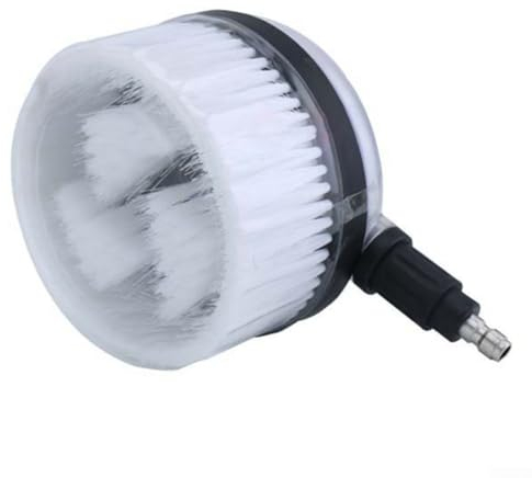 Outils de lavage de voiture, brosse rotative haute pression avec connecteur mâle 1/4 pour nettoyeur haute pression/lavage de voiture rotatif/brosse de nettoyeur haute pression