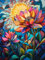 jieyisier Diamond Painting Erwachsene,Diamant Painting Bilder,Blume Diamond Painting Set Paint with Diamonds Zuhause Wanddekoration 16x20 Zoll