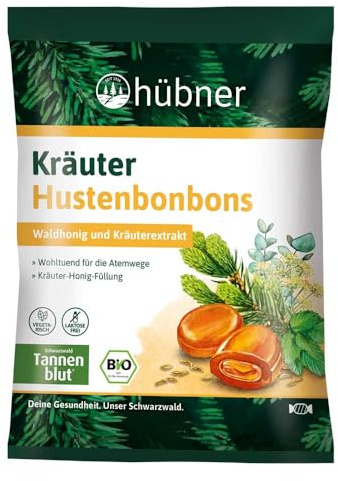 Hübner Kräuter Hustenbonbons, Tannenblut, 75g (1)