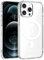 Exsight Magnetic Case for iPhone 12 Pro Max, Clear Phone Cases Compatible with MagSafe, Military Grade Airbag Drop Protection, Anti-Yellowing, Anti-Scratch, Shockproof Cell Phone Cover, Transparent