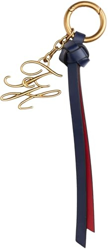 Tommy Hilfiger Damen Schlüsselanhänger Charms Script mit Branding, Rot (Primary Red), Einheitsgröße