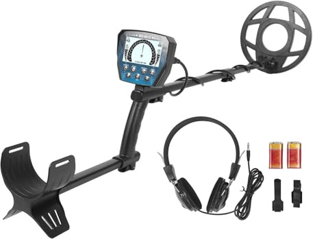 Metalldetektor LCD -Bildschirm Goldfinder mit Kopfhörer für Outdoor -Aktivitäten