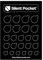 Silent Pocket SLNT Webcam Privacy Stickers for Camera Lens Privacy (Black Out) - Blocks Hackers' Spying, Recording and Eavesdropping, Fits Laptops, Phones and Tablets, Reusable and Restickable