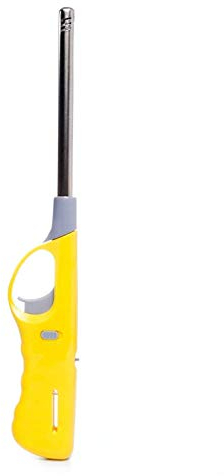 AK Pack of 3 Refillable Safety Gas Candle BBQ Fire Lighter Plastic 27 cm Multi-Colour