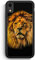 MUNIQASE Löwe Lion Strahlend - Silikon Hülle für iPhone XR Cover - Motiv Design Tiere Schön Jungs Männer - Handyhülle Schutzhülle Case Schale