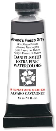 Daniel Smith Watercolor, 15 Milliliter Tube, Alvaro's Fresco Grey (284600242)