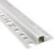 tktrading24 T77 LED Alu Fliesenprofil Bordüre 12mm silber 1m opal