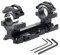 ToopMount Taktische Montageringe Zielfernrohrmontage 30/25,4 mm Ring Schnellspanner Cantilever Rifle Visier Mount Picatinny Rail